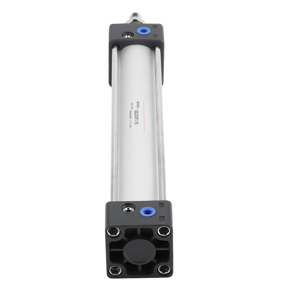 32mm Bore 200mm Stroke Screwed Piston Rod Pneumatic Air Cylinder Dual Action XO☜