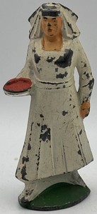 MANOIL M36a LEAD FIGURE NURSE, NO HEM IN SKIRT, HARDER TO FIND!