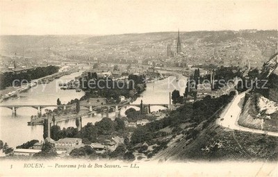 Rouen Panorama pris de Bon Secours