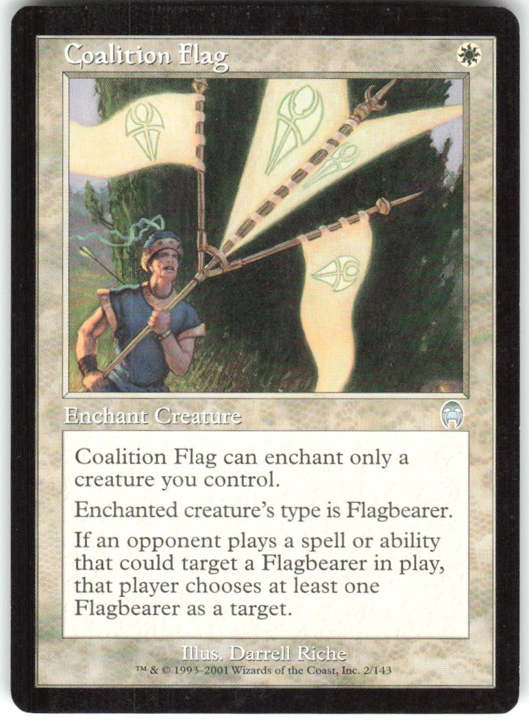 Coalition Flag 2 Apocalypse Magic: The Gathering LP MTG English Card