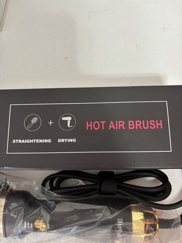 NEXPURE Ionic Hot Air Brush Hair Blow Dryer Titanium Barrel Straight T10 - 第 4/7 張圖片