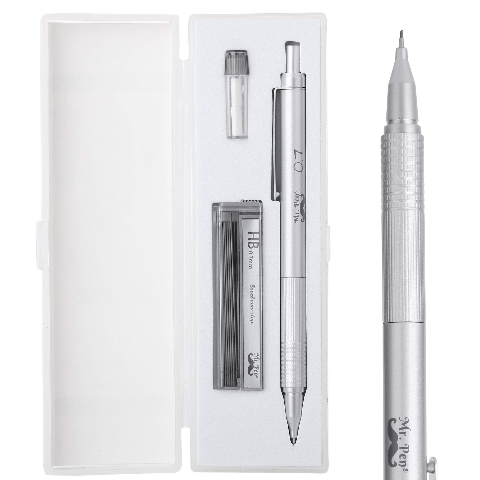 With Case, 1 Count (pack Of 1), Silver