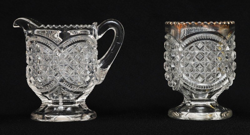 Antique/Vintage Geentown Miniature Austrian Creamer & Sugar