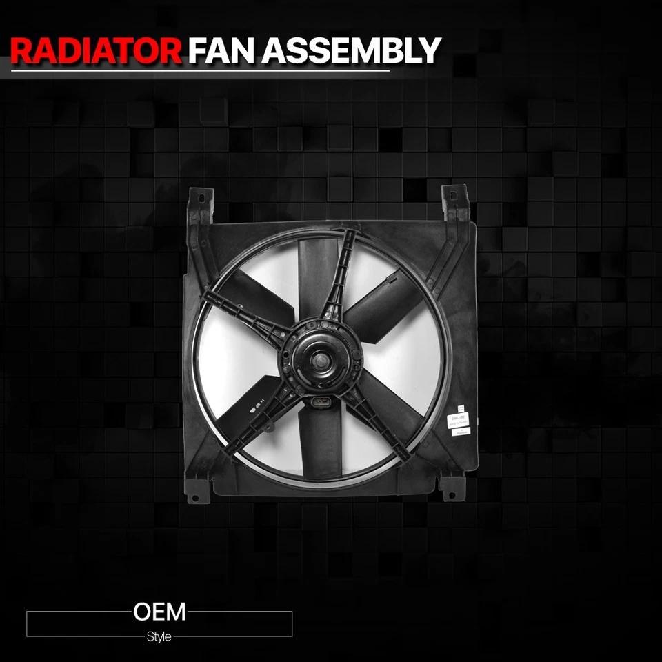 Conjunto de ventilador de refrigeración de radiador estilo OE para 87-96 Chevy Beretta/Córcega 2,0/2,2 L Foto 2 de 4