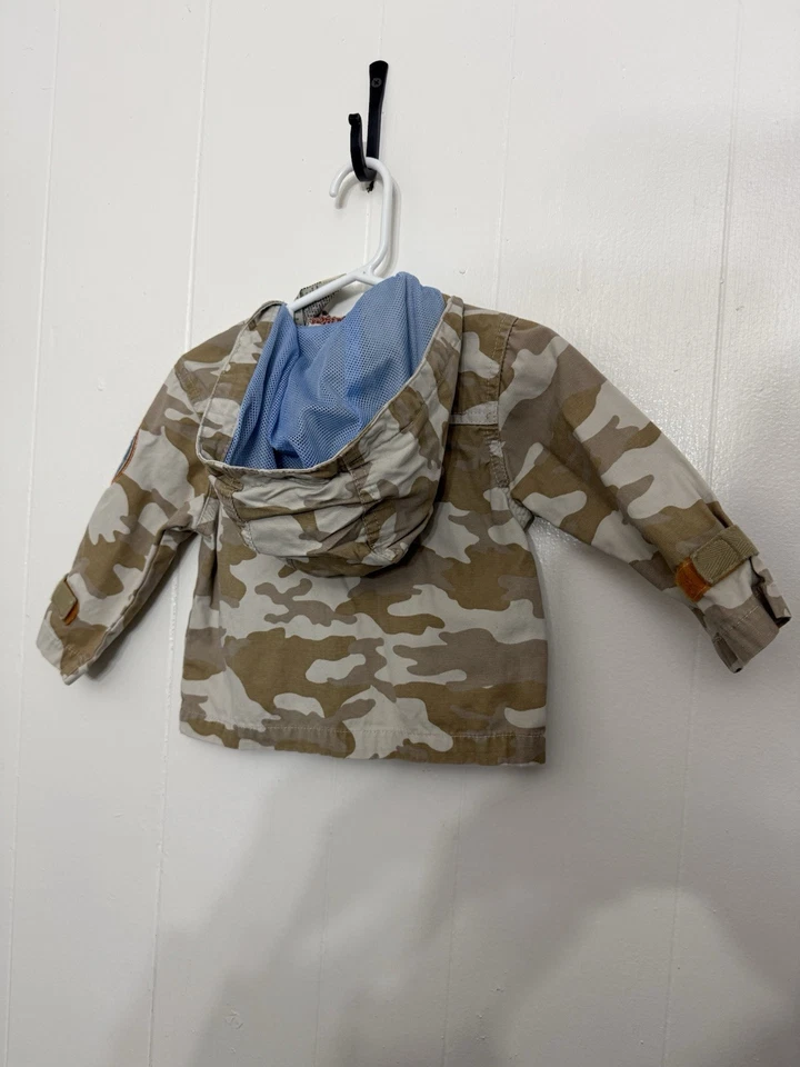 Chaqueta de lona de algodón para niños Headquarters 18M Camp para niños  Foto 3 de 3