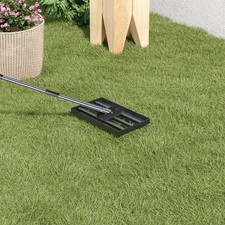 43x25cm Lawn Leveling Rake Leveler Soil Sand Grass Tool Garden Lawn Level Tool 