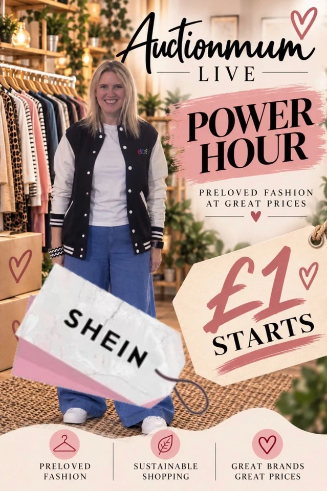 £1 starts pre loved clothing various sizes womens Shein