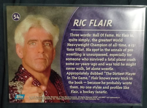 1998 Topps WCW/nWo Ric Flair #54 - Picture 2 of 2