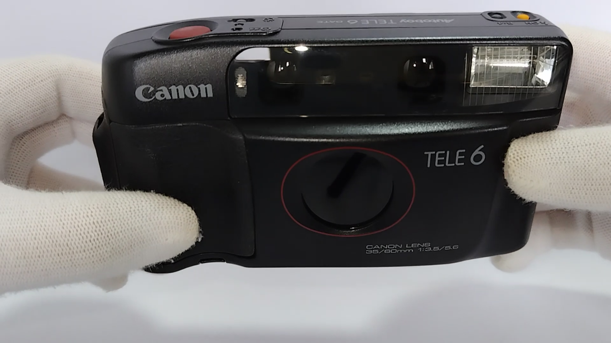 🎦Canon Autoboy TELE 6 Date Point & Shoot 35mm Film Camera【EXC+5