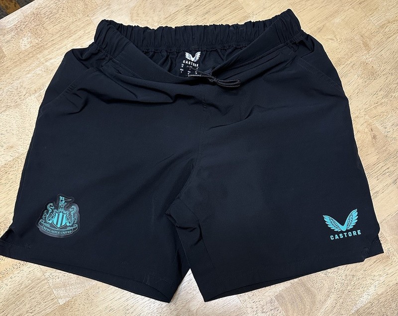 Castore NEW CASTLE United FC Men’s Player Issue COACH Training Shorts W/ Pockets