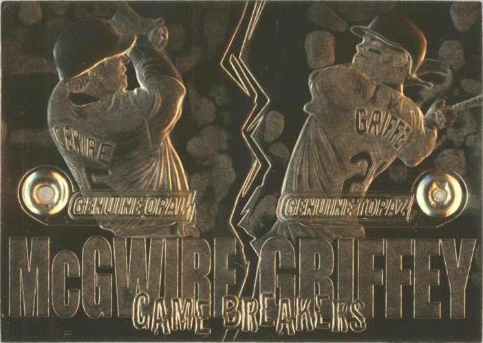 1998 Score Board 23 Karat Gold Chasing 61 - Game Breakers Ken Griffey ...