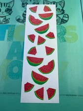 Mrs Grossman's July Sticker Club 2025-Watermelon