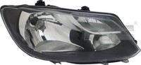 Hauptscheinwerfer TYC 20 12474 05 2 Frontscheinwerfer Frontlicht