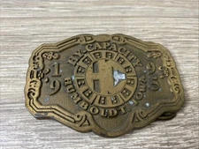 Vintage 1995 Hy-Capacity Bronze Belt Buckle