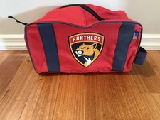 Florida Panthers Team Player Issue Toiletry Tape Bag Pro Stock Equipment