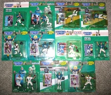 All 11 Jacksonville Jaguars Base-set Starting Lineup Figures 1996-2000 NM+