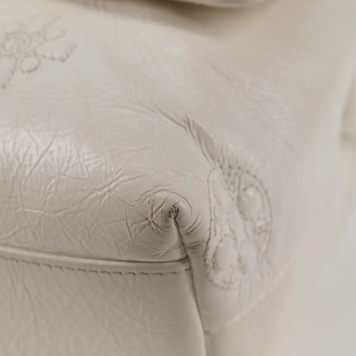 Chanel Single Flap White Patent Leather Shoulder Bag Authentic - Picture 7 of 24
