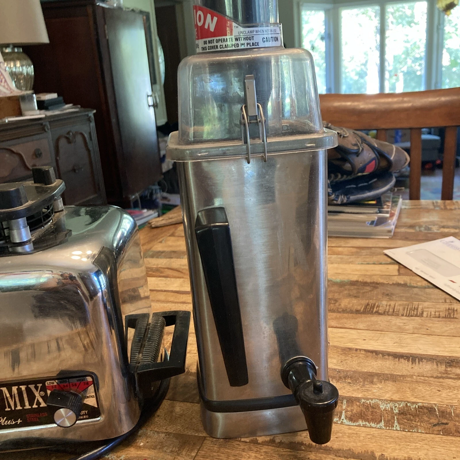 Vintage Vitamix 3600 Plus Blender Mixer Stainless Steel Tested Working