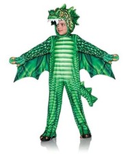 Green Screen Printed Dragon - Costume - Child - 2 Sizes