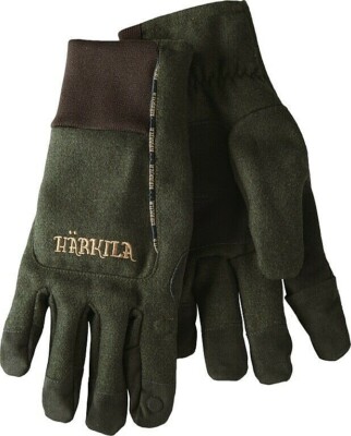 HÄRKILA Handschuhe METSO ACTIVE - Loden mit Lederimitat