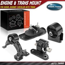 4x Montaje de motor y montaje de transmisión para Dodge Journey Chrysler transmisión automática