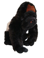 Ganz Webkinz Silverback Gorilla 8" Bean Bag Plush Stuffed Animal Soft Toy