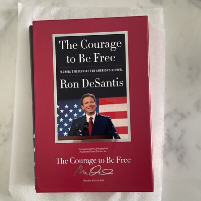 Ron DeSantis Signed Numbered Deluxe Collector Set /5600 The Courage to Be Free