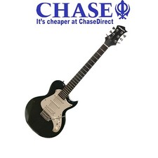 Aria Pro II PE F30 Electric Guitar Slim Single Cut Style Black With Tremolo Z31