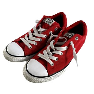 red converse junior