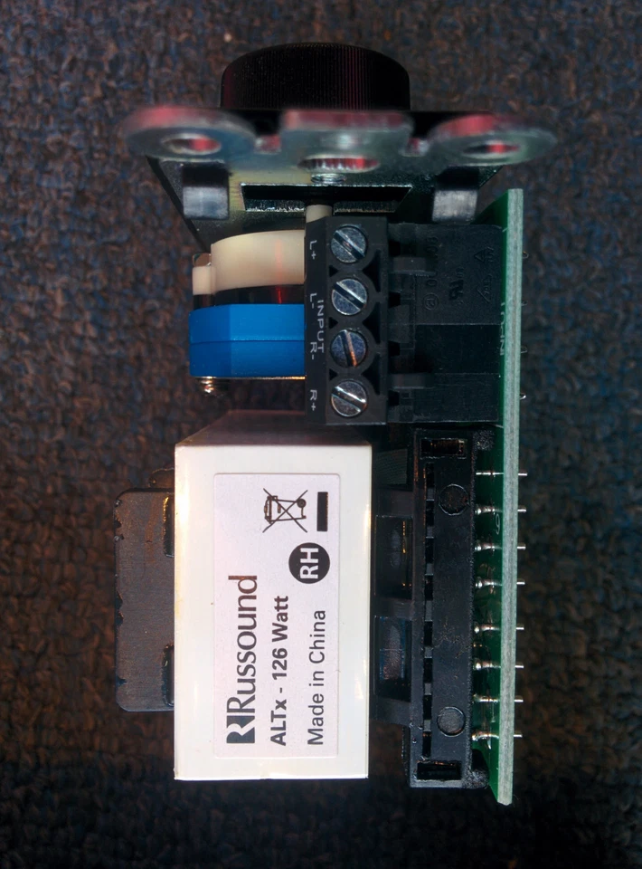 Russound ALTx-2D in BLACK 126 watts impedance matching in wall volume control - Image 2 of 3