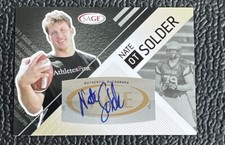 🔥NATE SOLDER 2011 SAGE SILVER ROOKIE AUTOGRAPH CARD!🔥PATRIOTS!