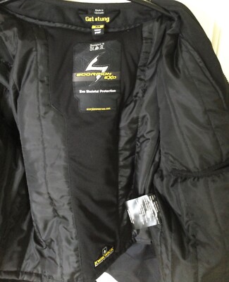 バイクウェア・装備 SCORPION EXO Skull Bucket Jacket US XL Scorpion EXO Skeletal Protection Waterproof Riding Jacket sz M