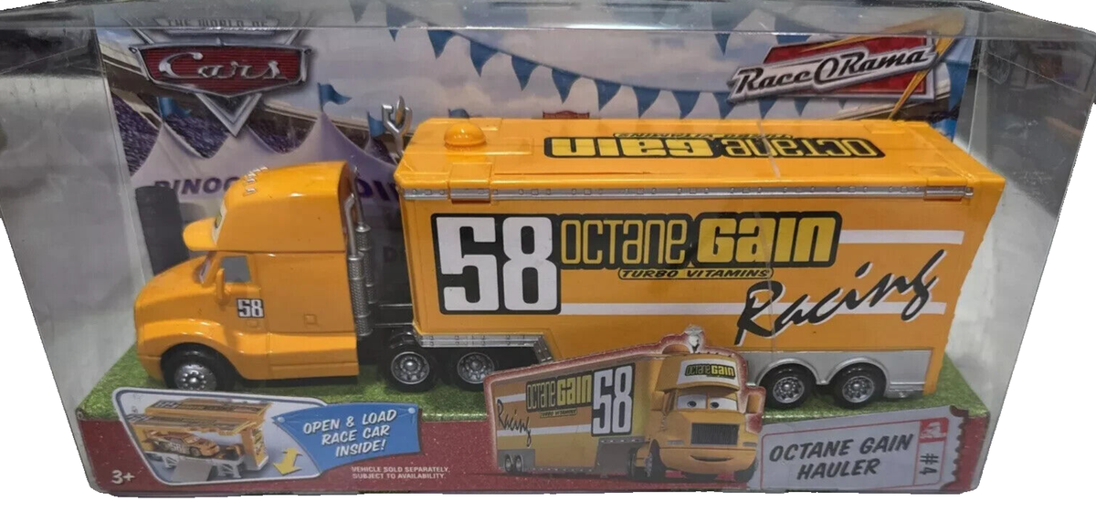 Disney Cars Race O Rama Octane Gain Hauler 1:55 Scale FREE