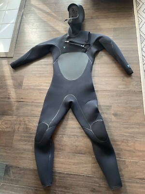 VISSLA NORTH SEAS 5&4mm size:S ヴィスラ VISSLA Men's 5.5/4.5 NORTH SEAS hooded CZ Wetsuit - BLK - S