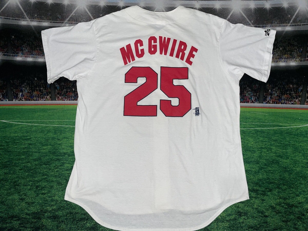 VTG 90s St Louis Cardinals Mark McGwire #25 Jersey Shirt