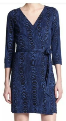 NWT $398 DVF Julian Two mini silk jersey navy blue Grain Shadow Wrap Dress | eBay NWT $398 DVF Julian Two mini silk jersey navy blue Grain Shadow Wrap Dress | eBay