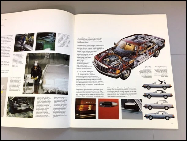 1987 Mercedes Benz 56-page Car Sales Brochure Catalog 560SL 560SEC 420SEL 560SEL - Image 4 of 4
