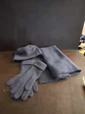 Women's Lambswool Winter Hat Scarf And Gloves 3 Piece Set Amazing Deal