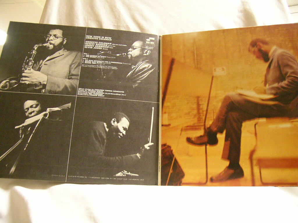 ORNETTE COLEMAN New York Is Now! Elvin Jones Blue Note LP