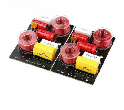 2pcs Speaker Filter Frequency Divider Two-way Crossover Audio Speakers Amplifier