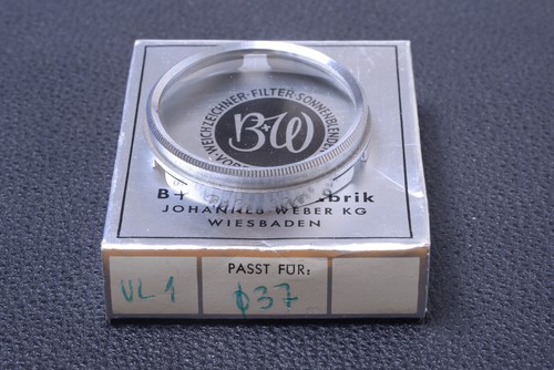 ✅ B & W SCHNEIDER CLOSE-UP VL1 37MM FILTER GENUINE LENS OR CAMERA W/ BOX 102-4 - 第 1/2 張圖片
