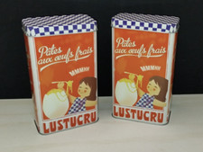 Lot de 2 boites métalliques LUSTUCRU - Déco vintage