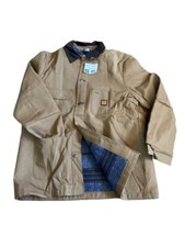 NEW Vintage Wrangler Big Ben Brown Denim Barn Jacket 80's USA Made Men s 46 LONG