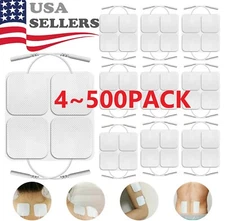 40 TENS Electrode Pads EMS Replacement Unit 7000 3000 2x2 Muscle Stimulator BULK