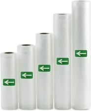 Vacuum Sealer Bags, Commercial Grade Food Seal Bag Rolls, Meal Saver Bags for St