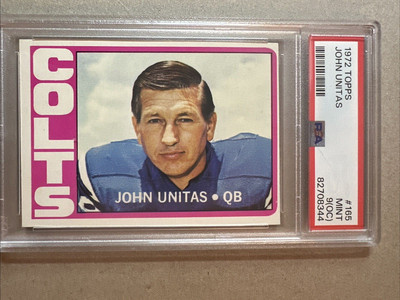 1972 Topps - #165 Johnny Unitas