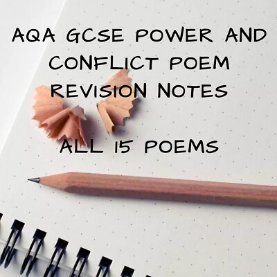AQA GCSE POWER AND CONFLICT Literature Poetry Anthology 9-1 Grade 9 Notes