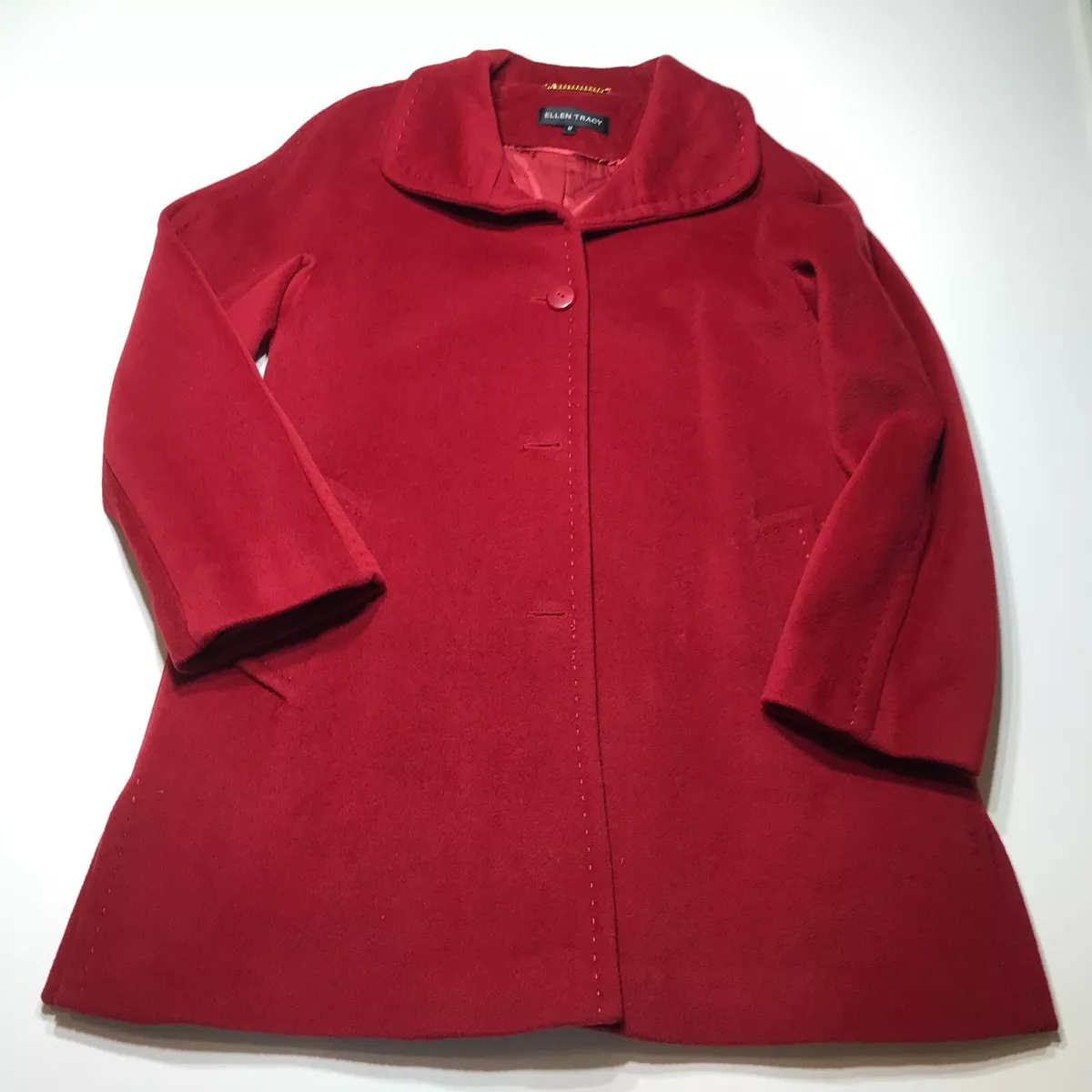 Ellen tracy red clearance coat