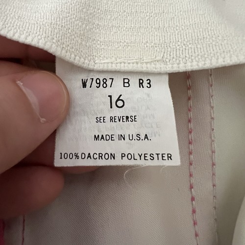 Vintage Haggar Reflections Pants Womens Sz 16 Pink Stretch High Rise Made In USA - Picture 10 of 16