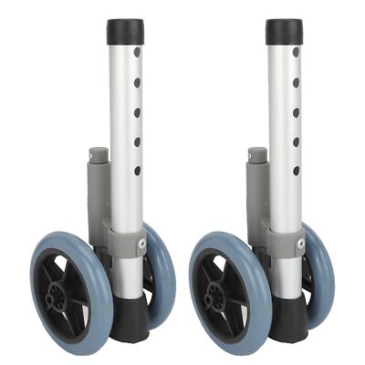 Walker Wheels Swivel Universal Walker Wheel With 5 Height Adjustable Walker